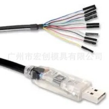 FTDI Chip接口开发套件, USB 至 UART接口, TTL-232RG-VIP-WE