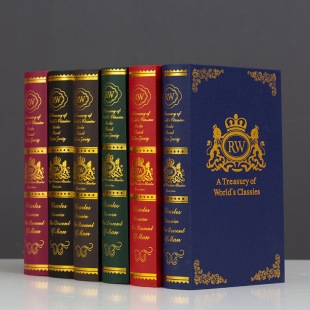European Hot Stamping Decorative Book Office Bookcase Simulation Book Model Room Sales Department Prop Book Fake Book Ornaments Wholesale