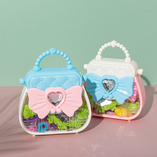 DIY toiletry handbag set girl gift box children's simulation cosmetics play house toys makeup