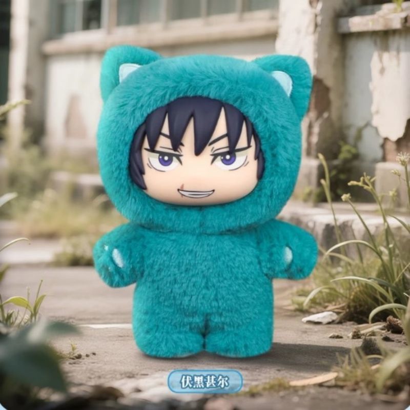 正版 EAKI亿奇咒术回战2第二季猫猫乐园派对盲盒毛绒公仔包包挂件|undefined