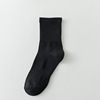 Black mid-calf socks-four seasons