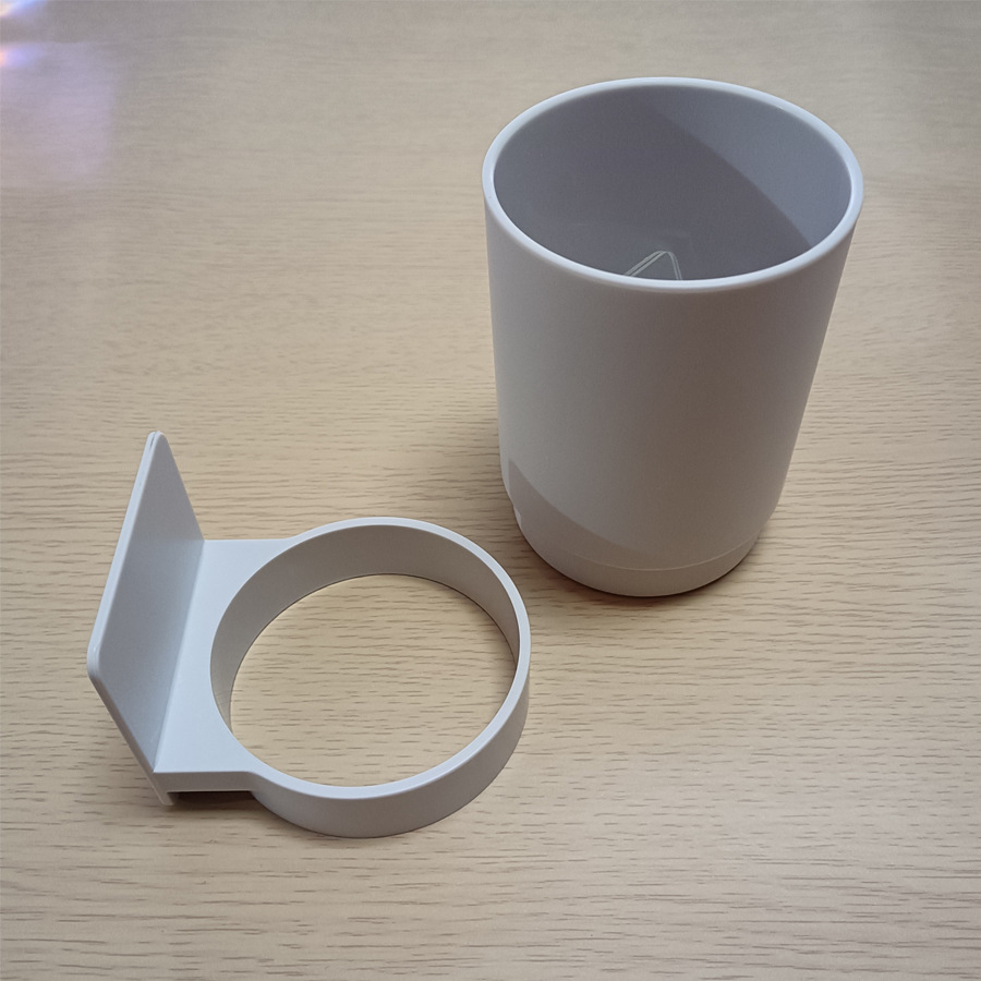 Wall-mounted Toothbrush And Toothpaste Holder With Drainage Cup_voghion.com