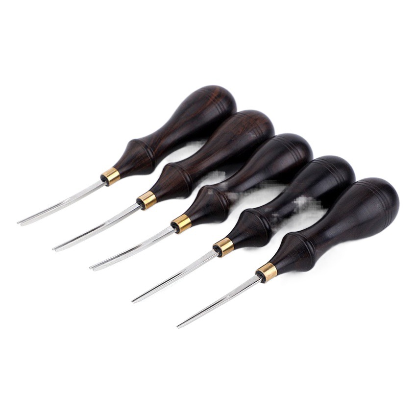 Cuchillo de corte de borde de sándalo cuchillo biselado dispositivo DIY herramienta de cuero recorte borde cortador de borde de cuero Shaper