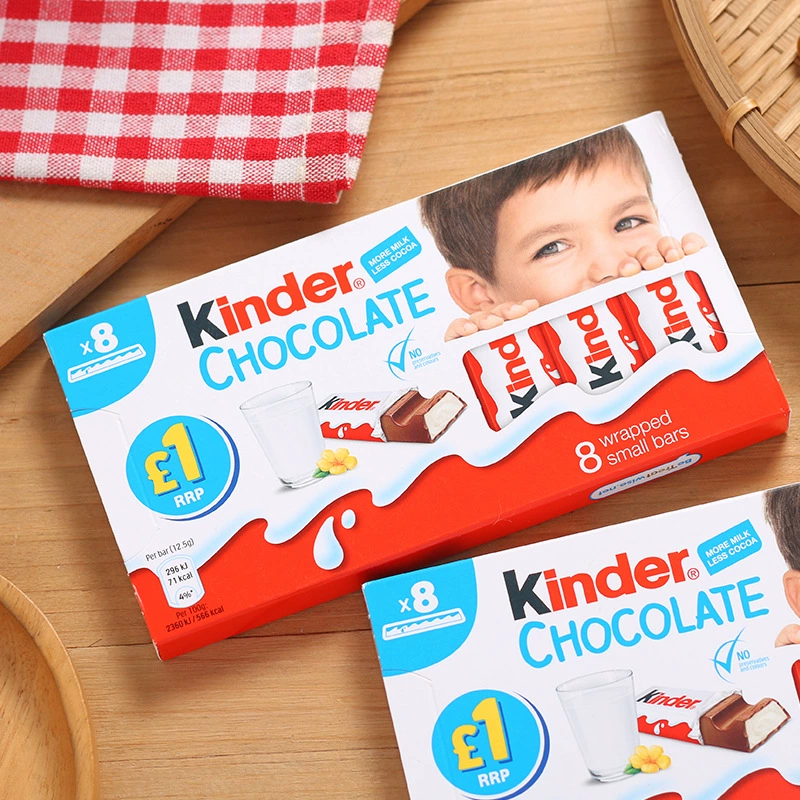 Итальянский импортный снек Kinder Kinada молочный сэндвич с шоколадом T8 какао жир casual food коробка