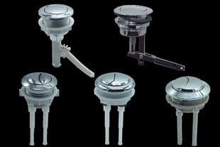 Toilet Accessories Water Tank Double Push Button Single Button Round Old-Fashioned Toilet Water Tank Cover Accessories Flushing Free Shipping