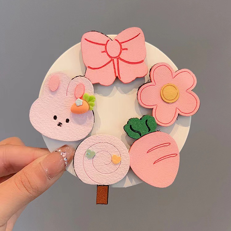 Los niños publican adorables pegatinas de velcro para bebés que no lastiman el cabello roto, artefactos de cabello mágicos para niñas con poco cabello pegatinas de frangeo