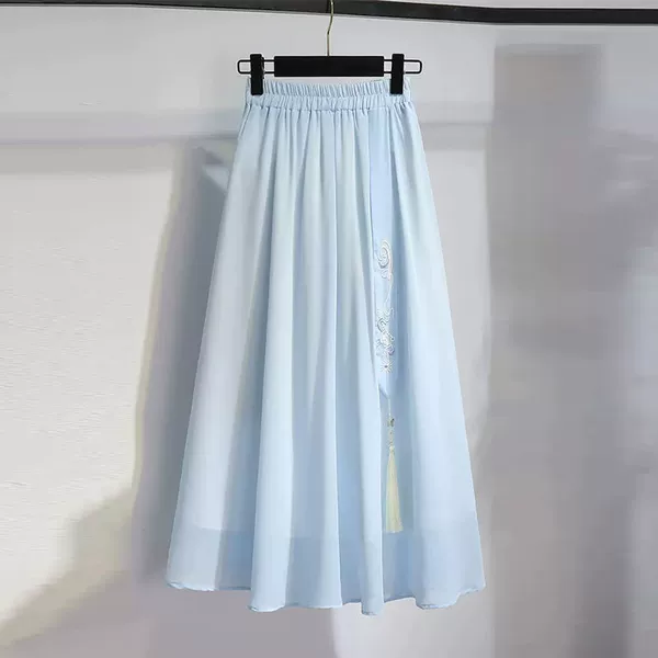 Blue skirt
