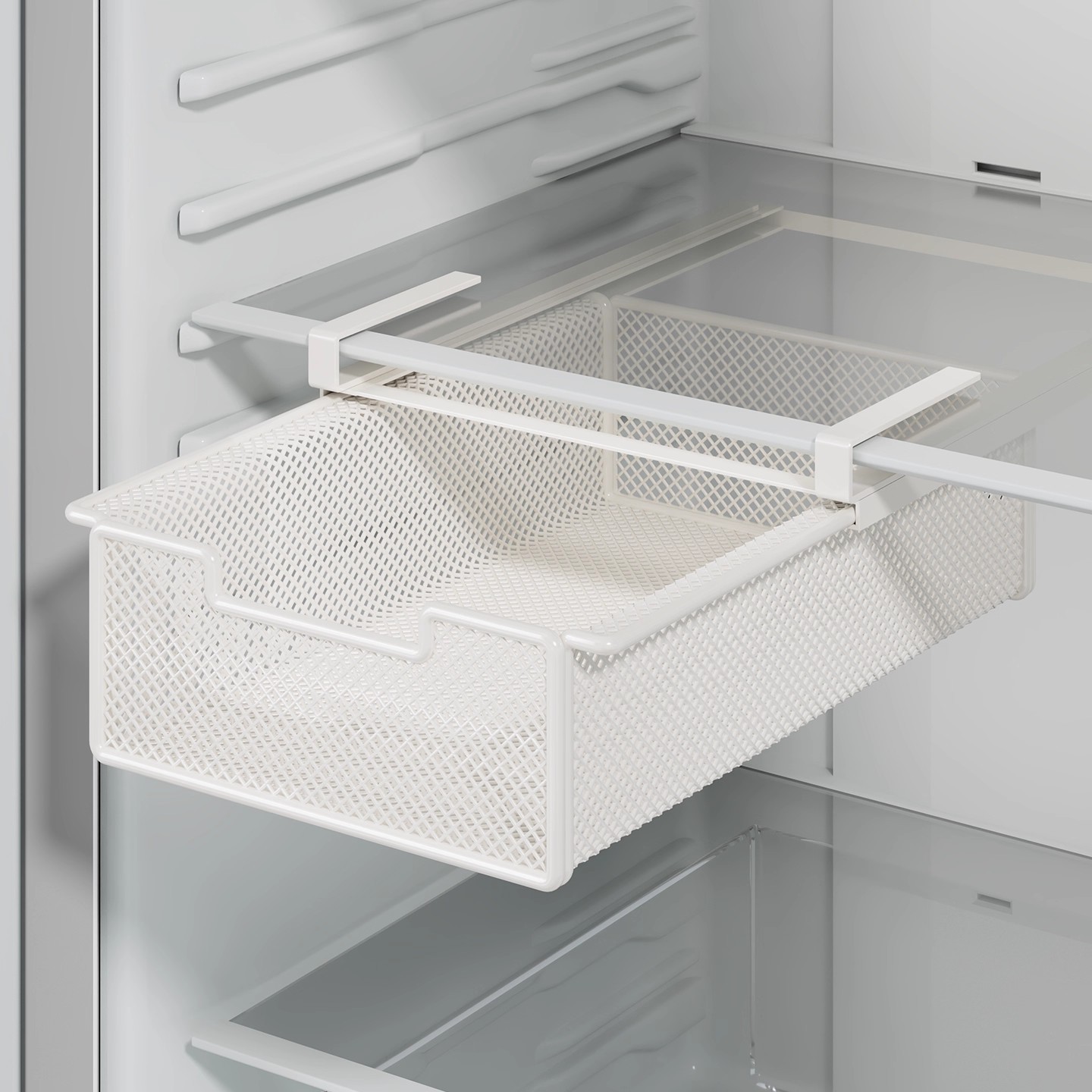Caja Conservadora Tipo Cajón para Refrigerador, Almacenamiento y Drenaje, para Cocina