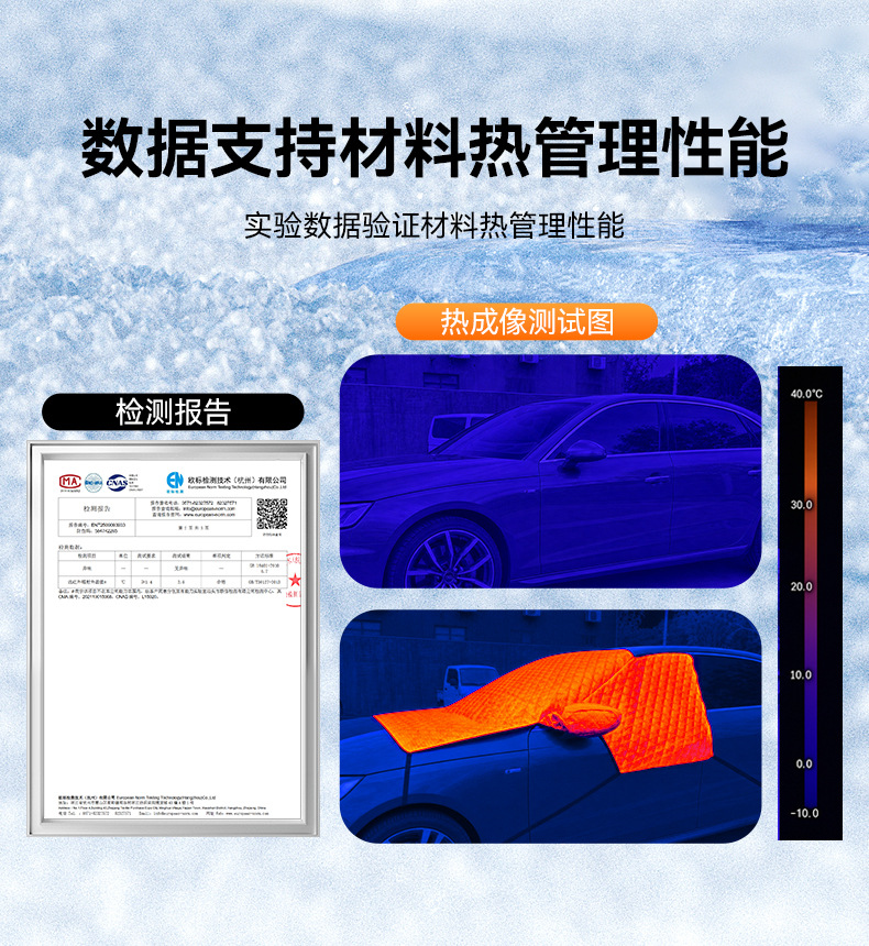 Car Snow Shield, Real Three-Window Snow Shield, Universal Front Glass Snow Shield, Anti-Freeze Sunshade, Car Cover, Car Cover for All Seasons
