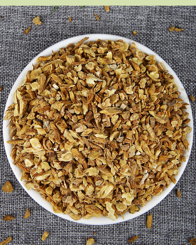 Qin Jiao Slices (Gentiana macrophylla) — Dried Large-Leaf Gentian Root, Unsulfured 500g in use