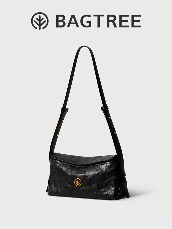 BAGTREE バッグツリー ミルクボックスバッグ スモールファーストレイヤー 植物タンニンなめし牛革 ショルダー クロスボディ トートバッグ 秋冬 ピローバッグ|undefined