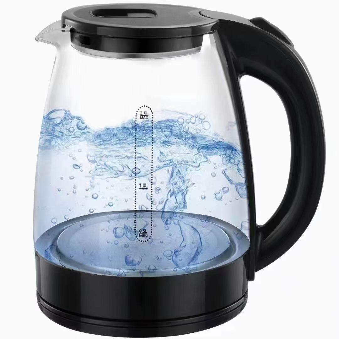 Comercio exterior transfronterizo fábrica de Zhongshan venta directa hervidor de agua eléctrica hervidor de agua caliente de gran capacidad 2L regalos mayoristas