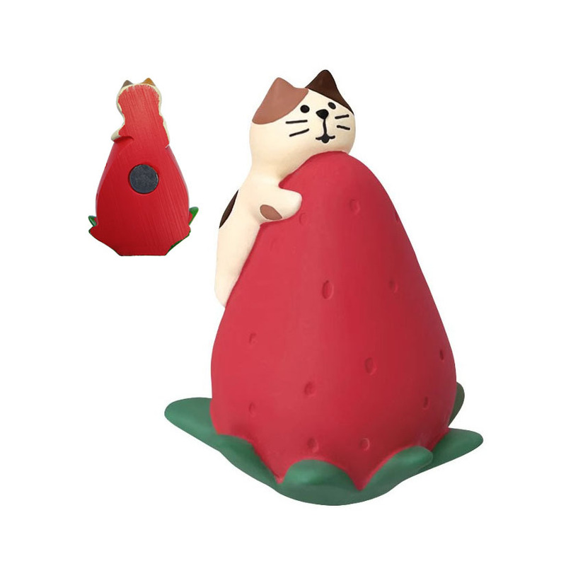 日本猫冷蔵庫マグネット DIY 磁気食品おもちゃ冷蔵庫メッセージステッカー樹脂シミュレーション食品冷蔵庫マグネット強力な吸引|undefined