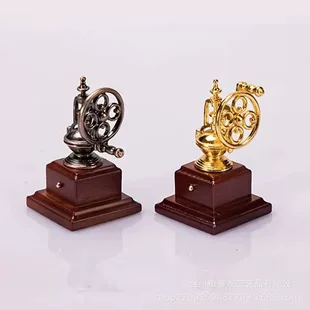 Мини-кофемашина 1:12 для кукольного домика ретро-аксессуар