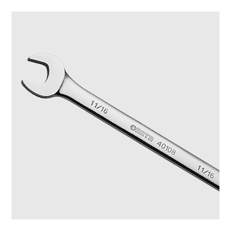SATA 40116 Llave de doble propósito imperial totalmente pulida