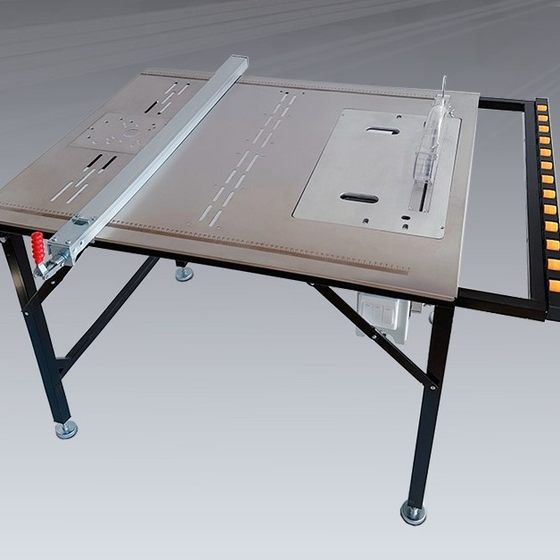 Woodworking Table Saw Multifunctional Saw Table Pusher Table Flip Saw Portable Table Saw Small Lifting Folding Woodworking Table