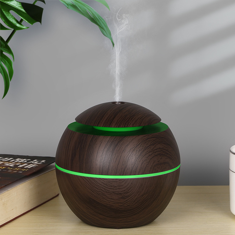 Humidificador de setas pequeño-grano de madera profunda