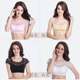 Mother's Underwear Women's Large Size Non-rimless Gathered Back Lace Middle-aged and Elderly Bra Sports Vest Tube Top