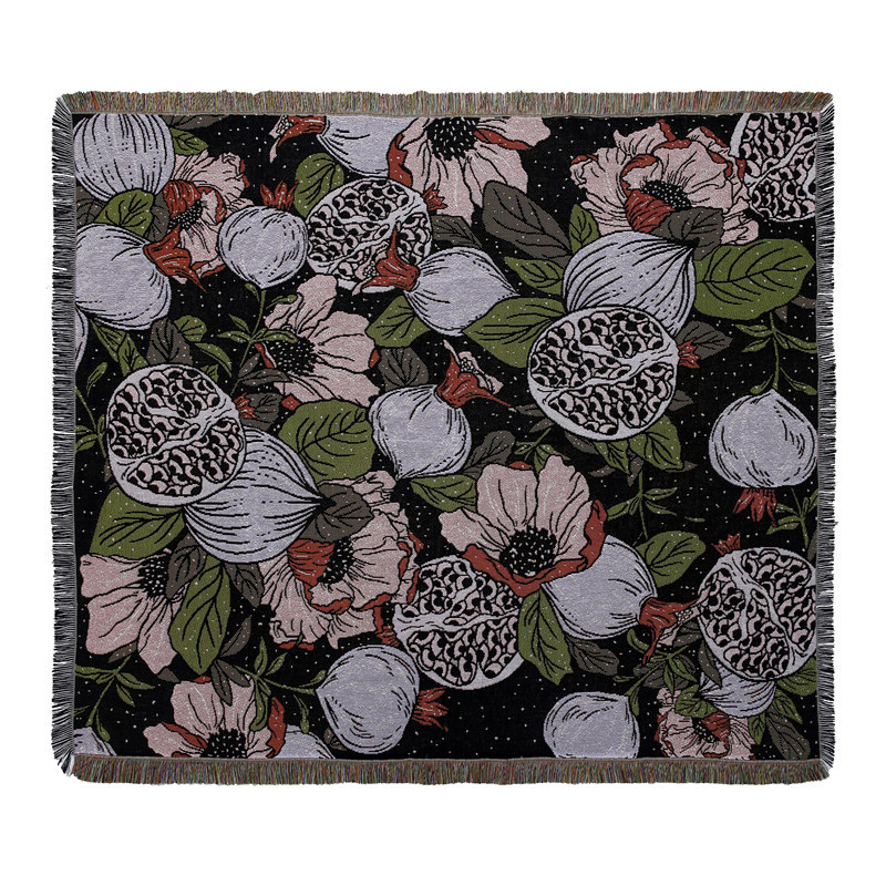 Fashion Letter Flower Cotton Blanket display picture 277