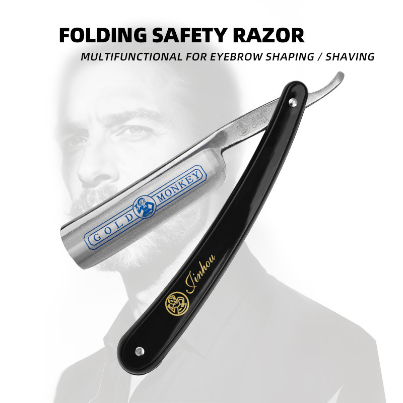 Golden Monkey 666 Premium Razor, Sharpenable Razor Stand, Manual Vintage Razor, Beard Razor, Face Shaving Razor Golden Monkey 666 Premium Razor, Sharpenable Razor Stand, Manual Vintage Razor, Beard Razor, Face Shaving Razor