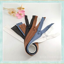 工厂直供儿童外套羽绒服拉链头箱包服装辅料门襟3号开口树脂拉链