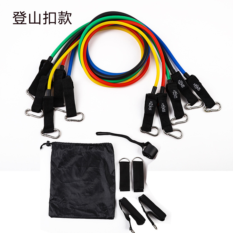 工場直送多機能11点セット テンションロープ テンショナー テンションベルト 弾性ロープ フィットネスセット トレーニングベルト|undefined