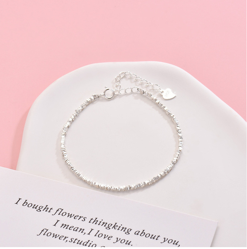 S925 Sterling Silver Fragment Bracelet Women Luxury