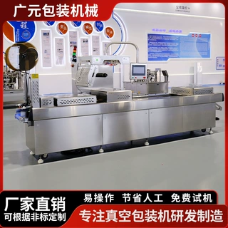 厂家支持定制 无骨凤爪拉伸膜真空包装机 单支鸡爪鱿鱼仔拉伸机