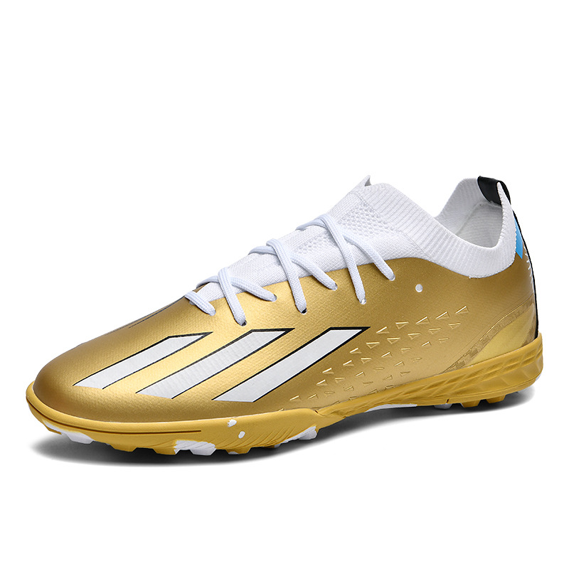 Zapatos de fútbol transfronterizos de tamaño grande para hombres, zapatos de entrenamiento para estudiantes de secundaria, zapatos de entrenamiento de césped artificial, zapatos de entrenamiento de clavos