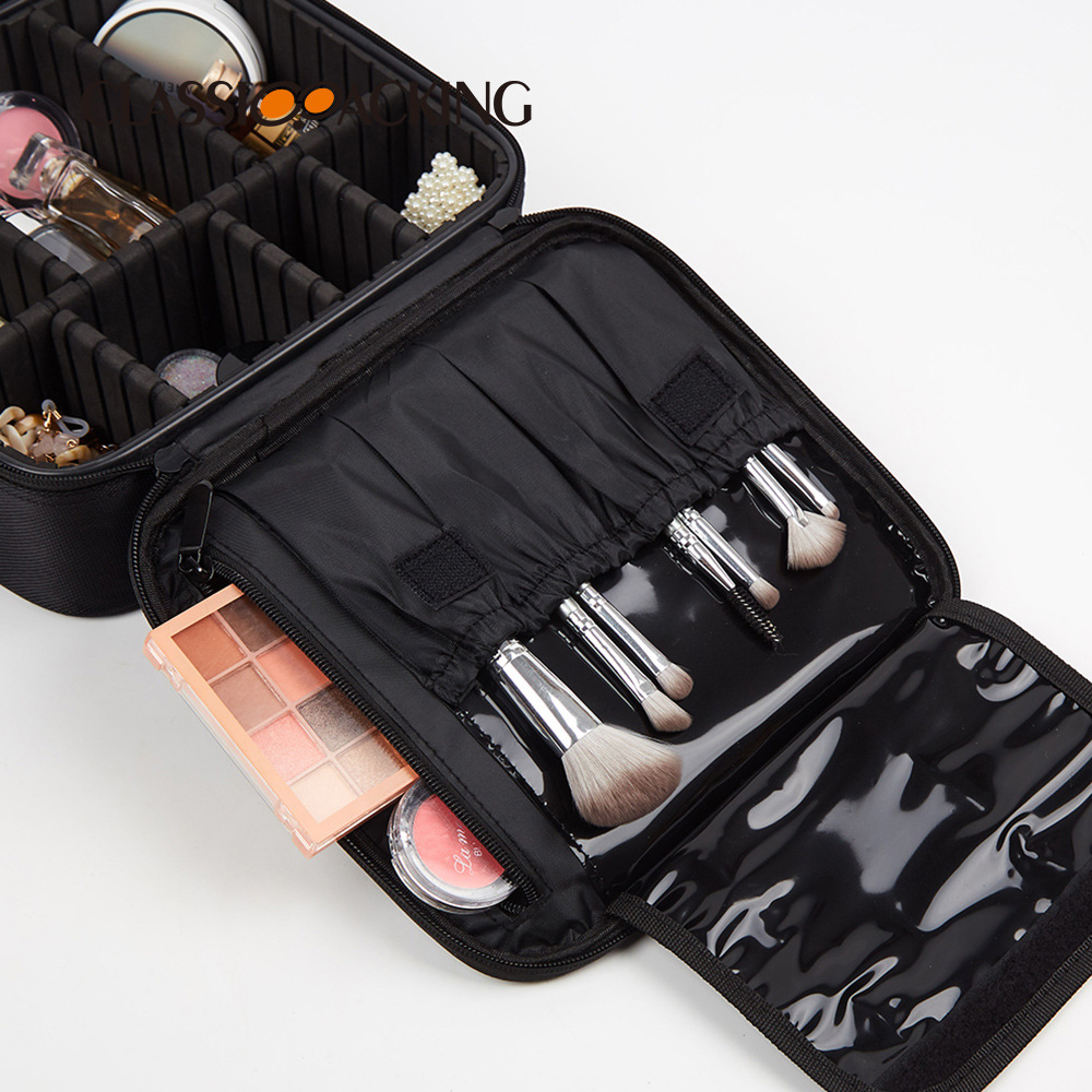 Simple de gran capacidad bolsa de cosméticos profesional fábrica directa cosméticos caja de almacenamiento multifuncional belleza manicura caso cosmético