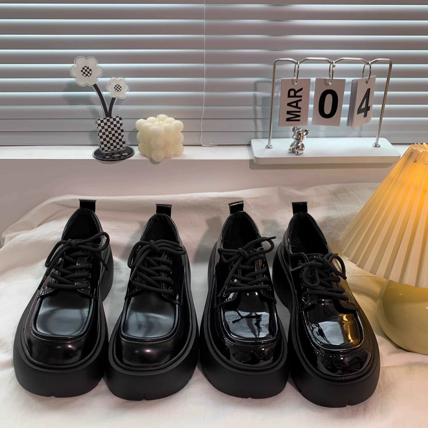 Женские лоферы в британском стиле, весна и лето 2025, новые туфли в консервативном стиле, черные маленькие кожаные туфли в японском стиле jk на толстой подошве