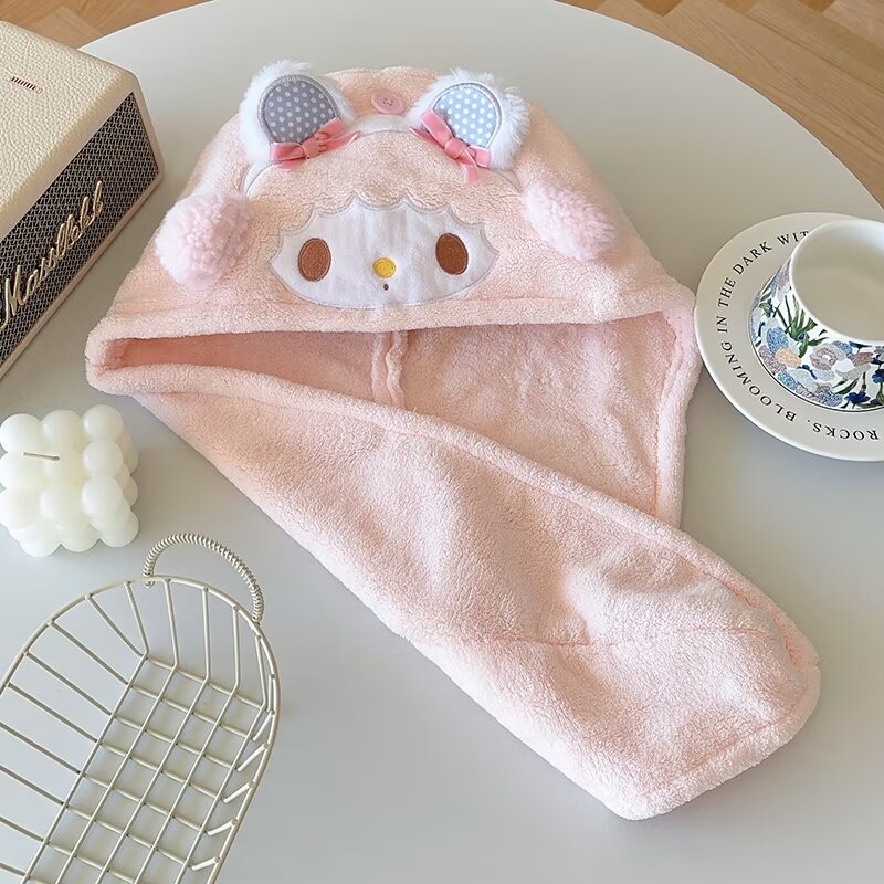 양고기/비스듬한 헤어드라이 타월