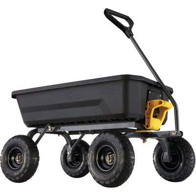 Heavy duty polyethylene dump truck with non-flat tire dump truck (Other vehicle seats) - black