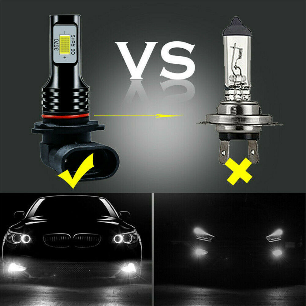 Bombilla de faro LED 9005 + 9006 LED de alto nivel y bajo nivel 9140 conjunto de lámparas de niebla integradas combinación de faro