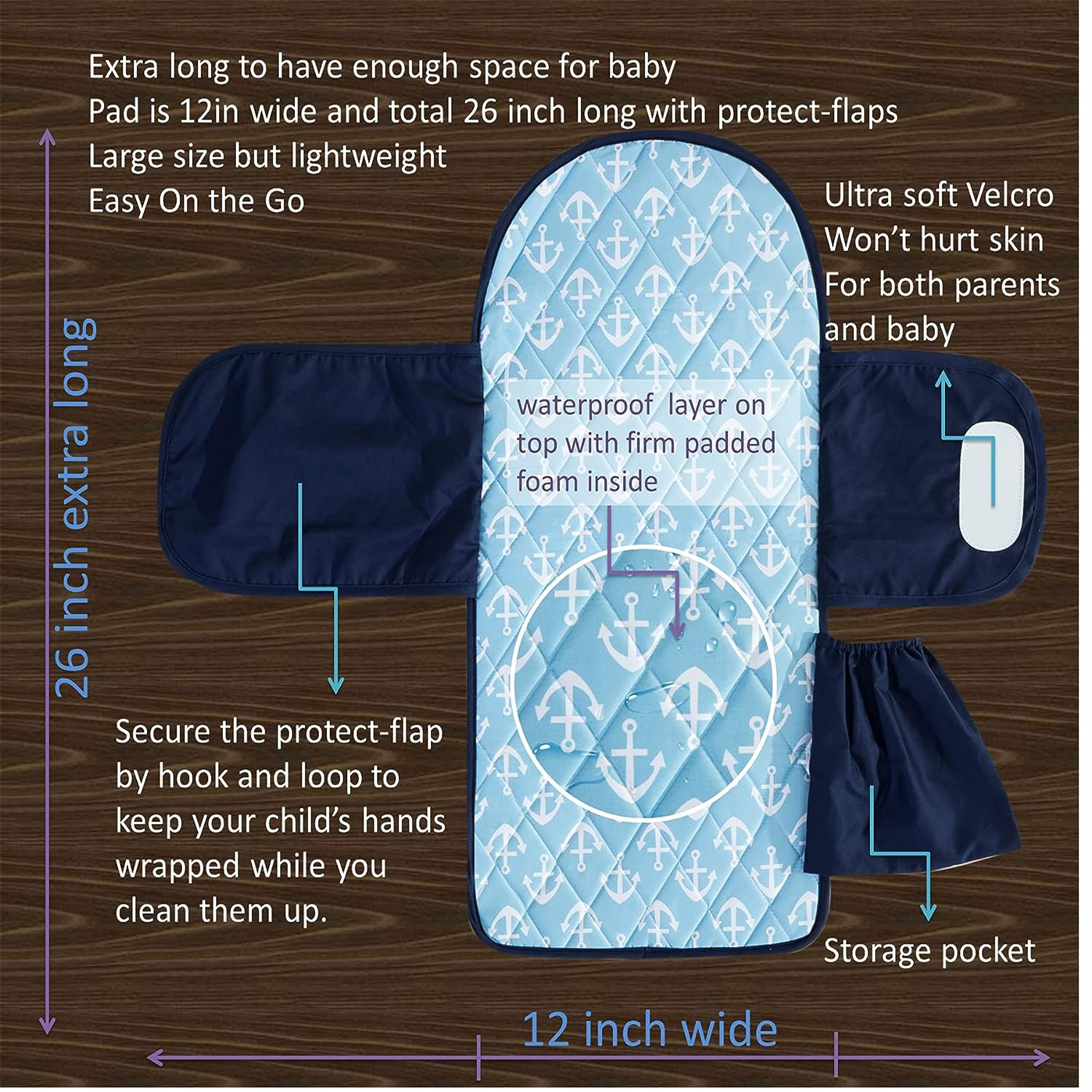 Portable Baby Changing Pad Image 4