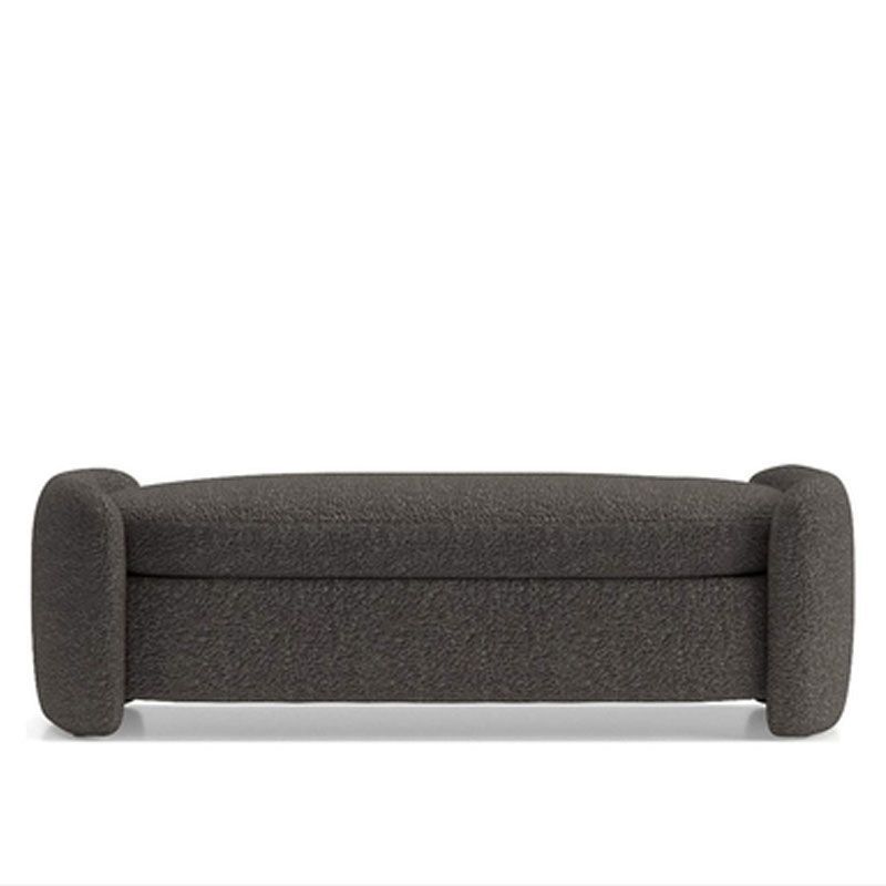 Nuevo cordero cachemire cachemire moderno simple cachemire cachemire salón taburete de cambio de zapatos casero taburete de cambio de zapatos de cama roja