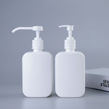 現貨供應500ml白色洗手液瓶 消毒液塑料瓶 洗手凝膠瓶 消毒液方瓶