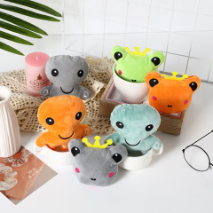新しいかわいいペットのおもちゃカエルタコぬいぐるみガラガラ紙音のおもちゃ猫と犬の噛みつきにくい歯の保護猫用品