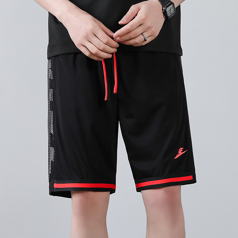 American-Style Basketball Shorts for Men and Women, Summer Breathable Casual Trendy Loose Running Fitness Shorts