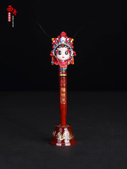 戲博士京劇臉譜筆中國特色禮品送老外出國紀念品北京特產工藝品