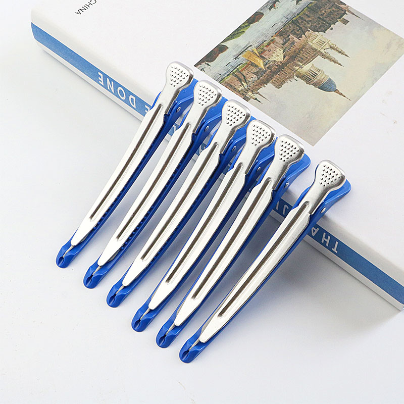 Fermagli per capelli lunghi a becco d'anatra senza cuciture, per frangia larga, per parrucchieri_voghion.com