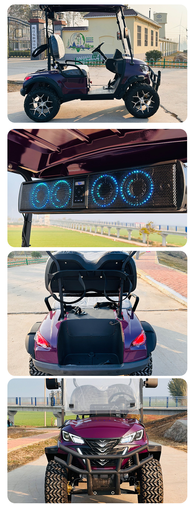Golf Cart, Scenic Spot Tourist Scooter, Real Estate Viewing Reception Vehicle, Patrol Vehicle, Off-Road Electric Golf Cart