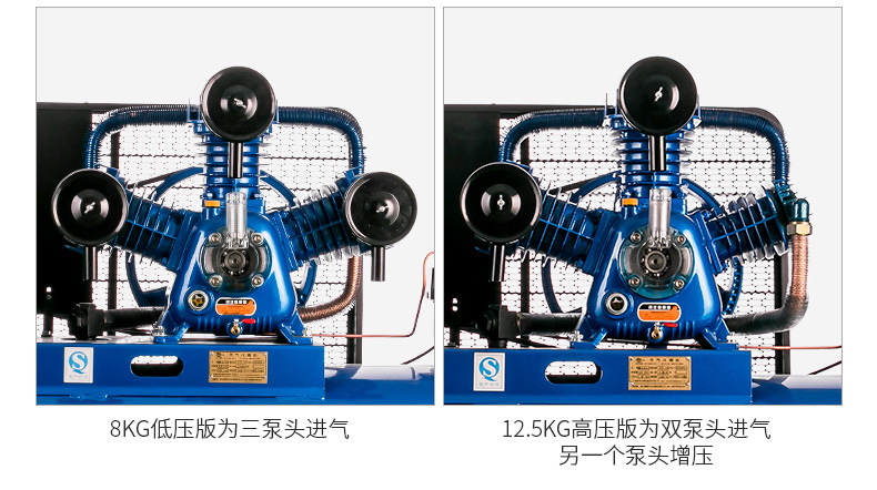 Shanghai Fengbao Air Compressor Industrial Grade Air Compressor Large High-Pressure Air Pump High Power 380V