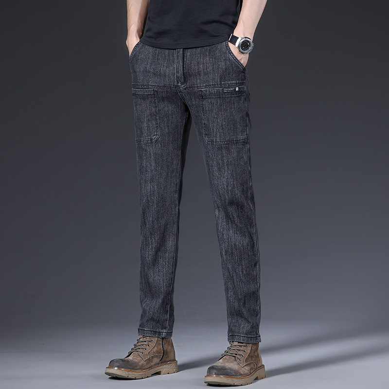 Pantalones vaqueros elásticos populares de seis bolsillos pantalones de hombre de moda de calidad simple para hombre Pantalones de hombre de Venta caliente