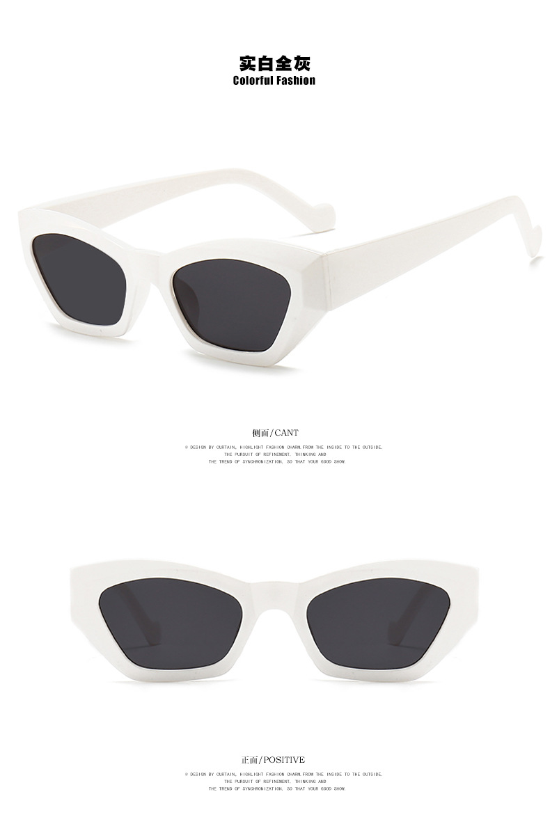 Irregular Retro Sunglasses display picture 7