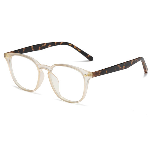Vintage-style glasses frames, face-shaping, literary and fashionable, personalized, simple design, multiple color options, fresh and light mirror frames.