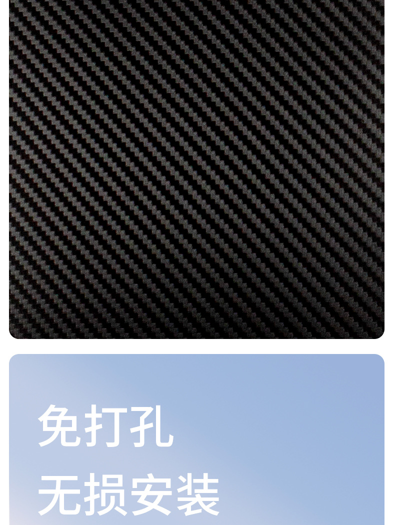 Suitable for Tesla Huanxin Y dry carbon tail Highland3 real carbon fiber spoiler fixed wing