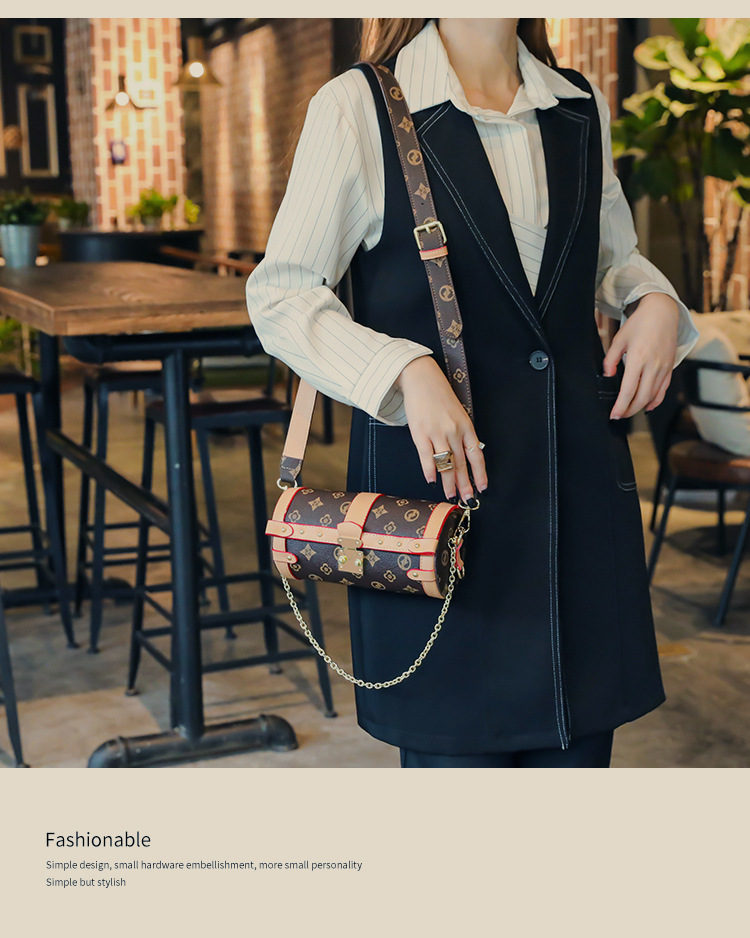 Tasche frauen 2023 neue mode umhängetasche eine schulter kleine runde tasche kissen tasche Papillon presbyopie stift halter zylinder tasche_voghion.com