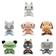 跨境新品Doko Demo Issyo Plush毛绒玩具游戏周边创意玩偶公仔