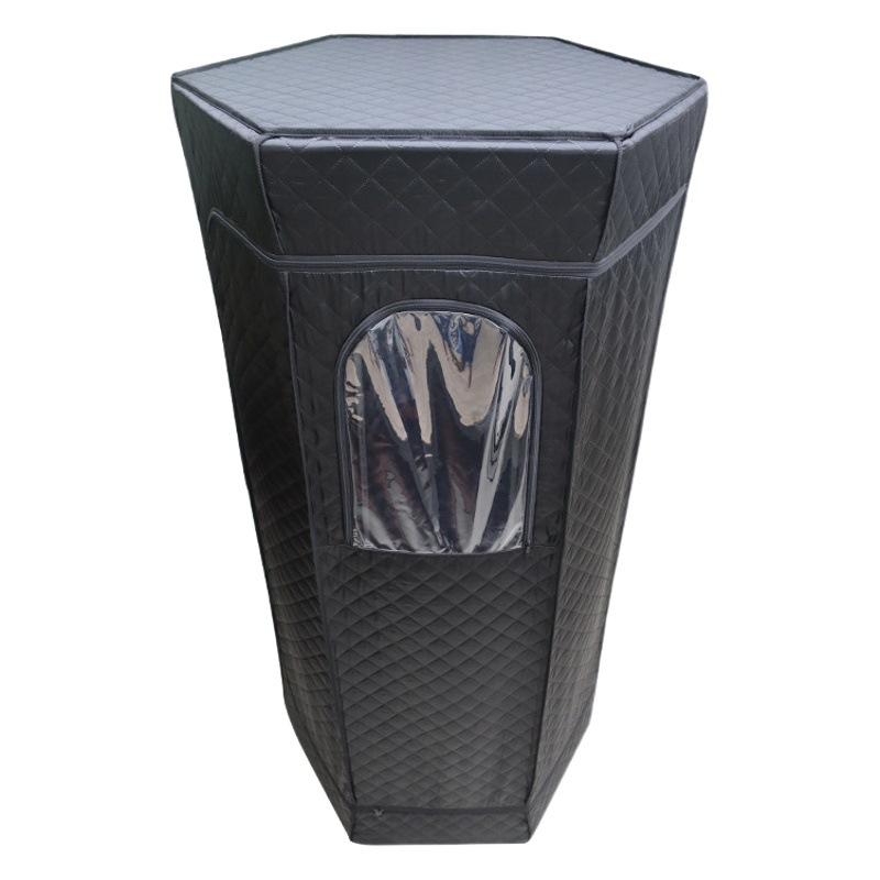 Sauna Popular Transfronteriza para Adultos, Sauna Plegable de Vapor Seco y Húmedo de Doble Uso con Control Remoto de Temperatura.